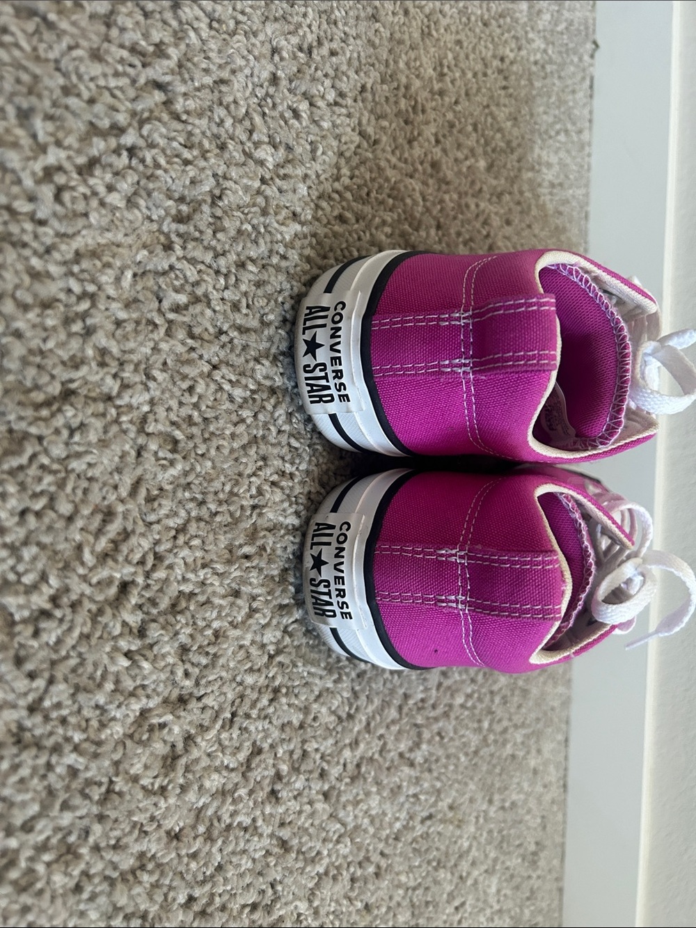 Converse Low Top Sneakers - Fuchsia Pink - Picture 5 of 5